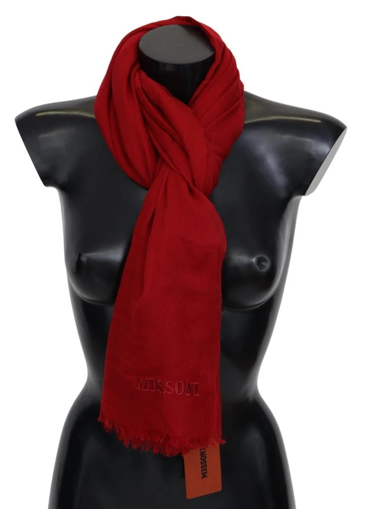 Missoni Cashmere Unisex Neck Wrap Fringes Men's Scarf 1