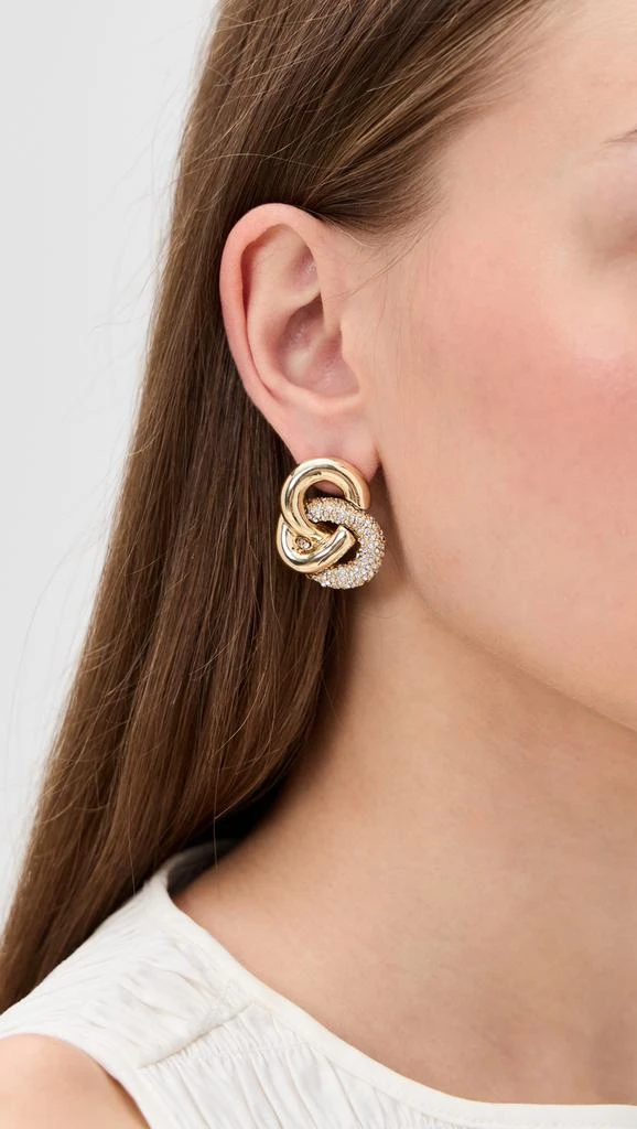 BAUBLEBAR Knotted Stud Earrings 2
