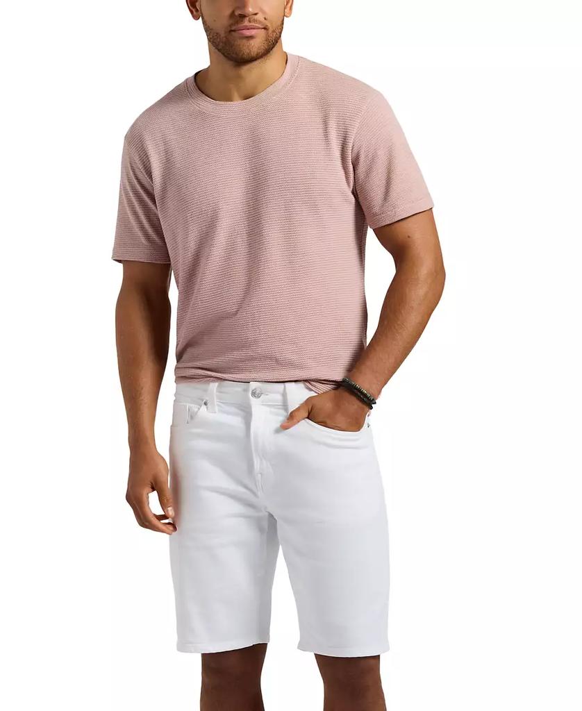 BUFFALO David Bitton Men's Dean Relaxed-Straight Fit 10-1/2' Denim Shorts