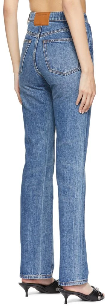 Alexander Wang Blue Straight-Leg Jeans 3
