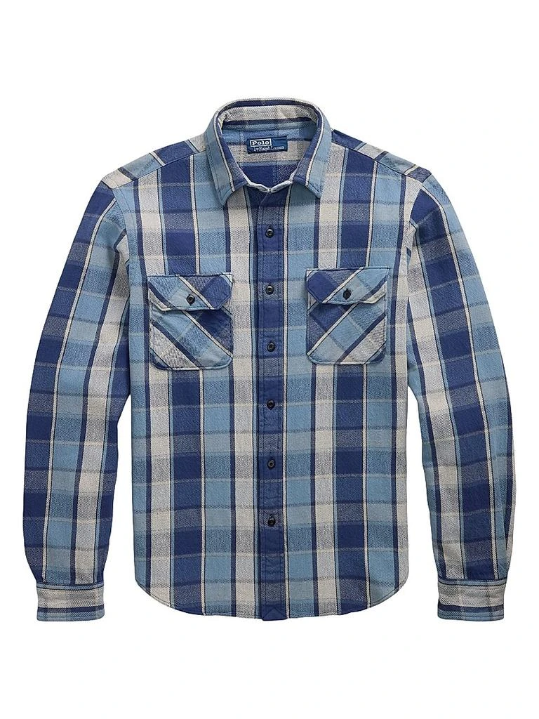 Ralph Lauren Classic-Fit Plaid Flannel Workshirt 1