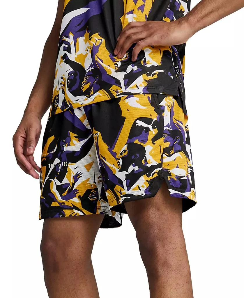 Puma Men's Rival Rage Regular-Fit Printed 9" Mesh Shorts 5