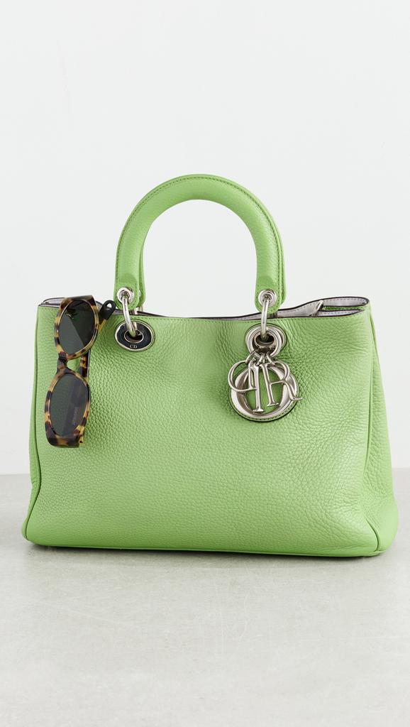 What Goes Around Comes Around Dior Leather Lady Dior Medium Bag