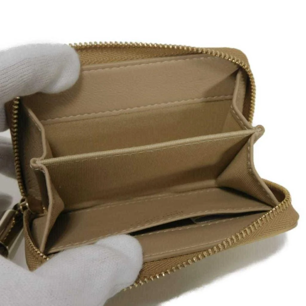 Jimmy Choo gold Metallic Leather Coin Purse/Coin Case (Pre-Owned) 5