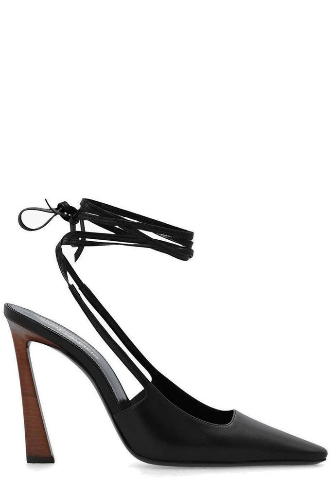 Yves Saint Laurent Saint Laurent Blade Tie Detailed Slingback Pumps 1