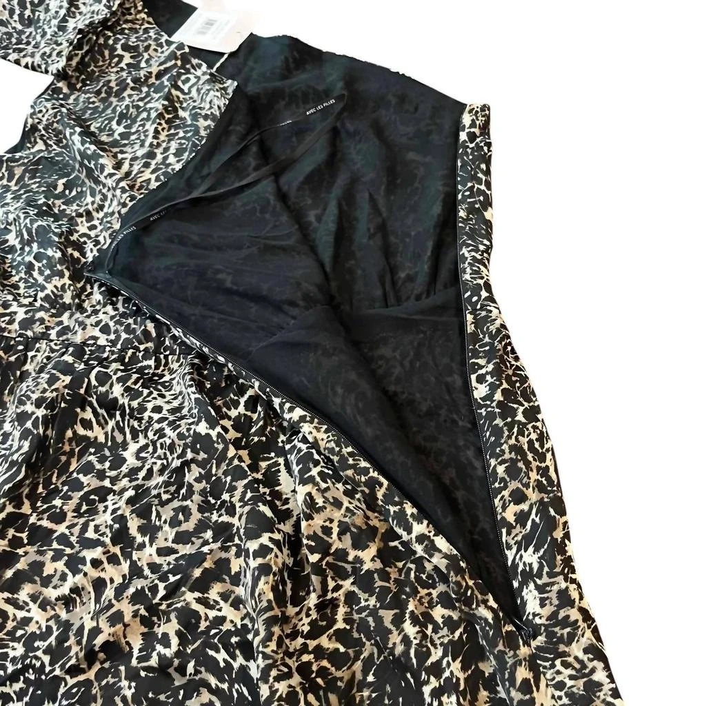 Avec Les Filles Avec Les Filles - Animal Print One Shoulder Dress 3