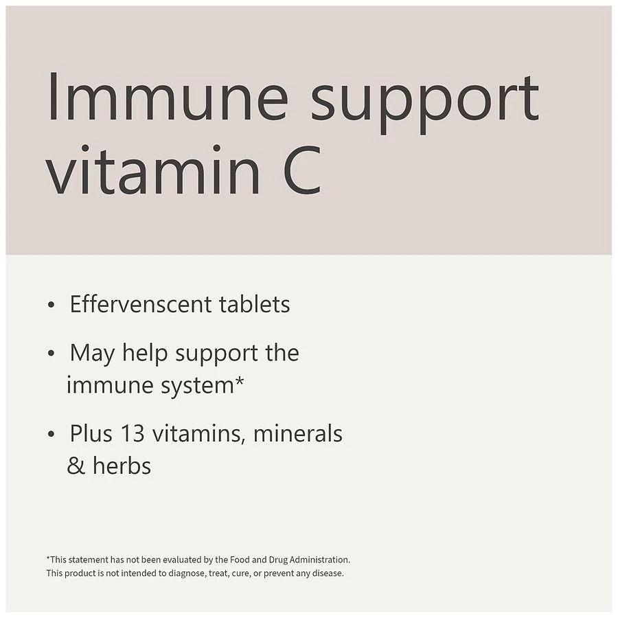 Walgreens Immune Support Vitamin C 1000 mg Tablets (20 days) Orange 7