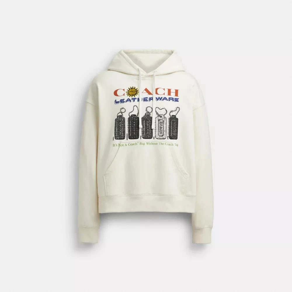Coach Relaxed Collage Hoodie In Organic Cotton 1