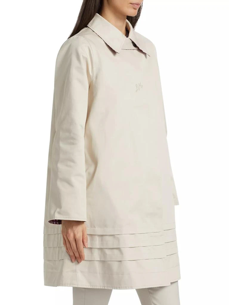 Damson Madder Mercedes Bow Reversible Trench 4