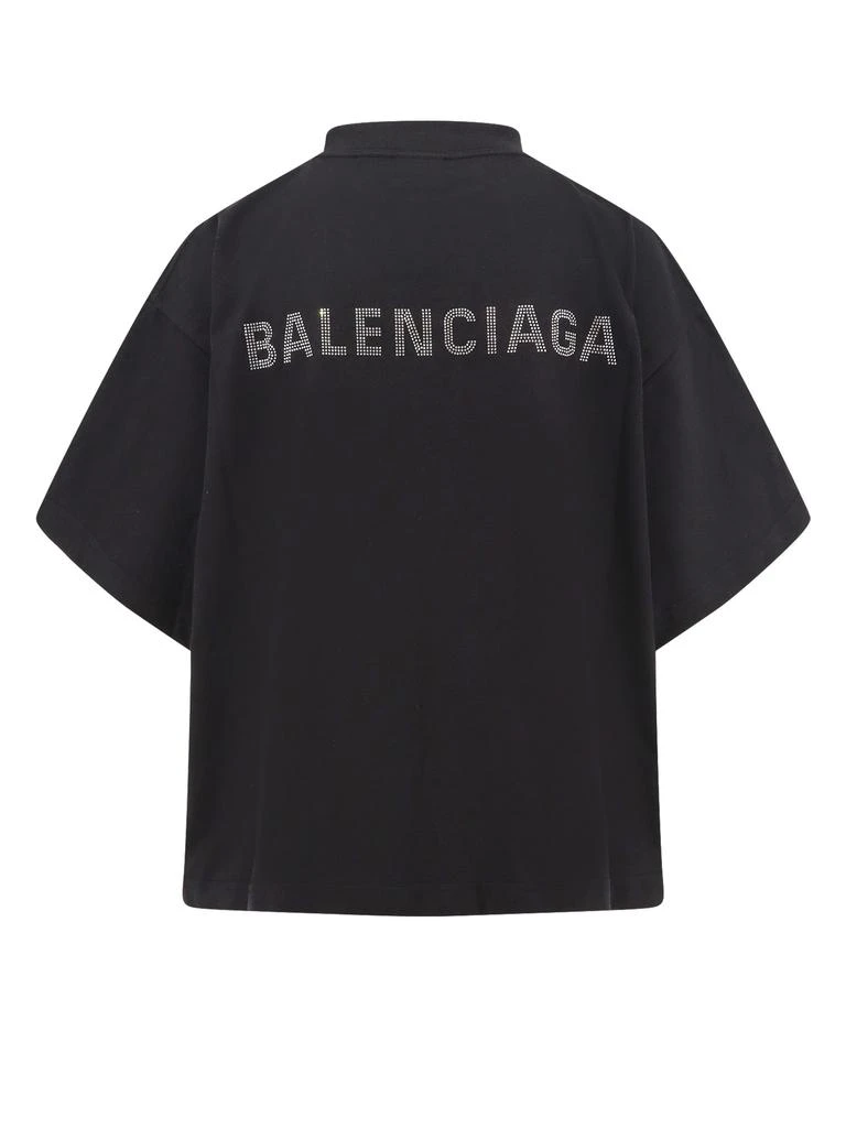 Balenciaga Black Cotton T-shirt 2