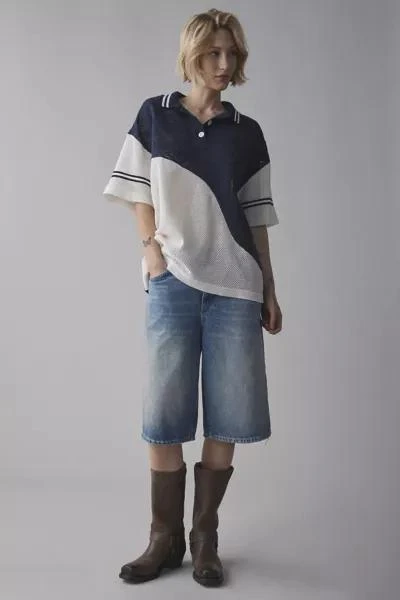 BDG BDG Billie Oversized Lace Polo Shirt 1