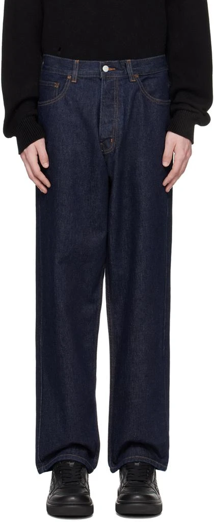 Re/Done Blue Baggy Jeans 1