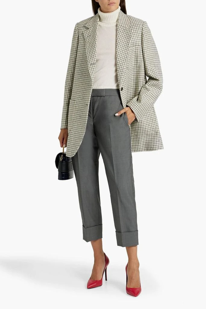 Thom Browne Oversized houndstooth wool-tweed blazer 2