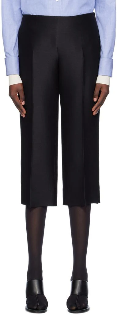 The Row Black Adelie Trousers 1