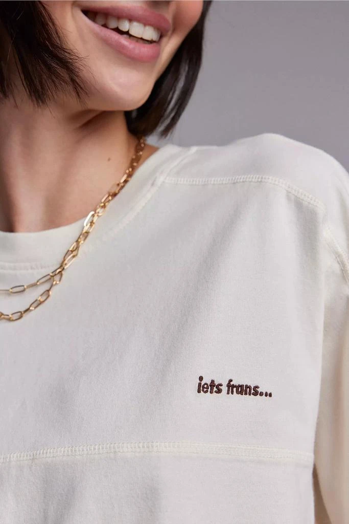 iets frans iets frans… Collegiate Embroidered Tee 3