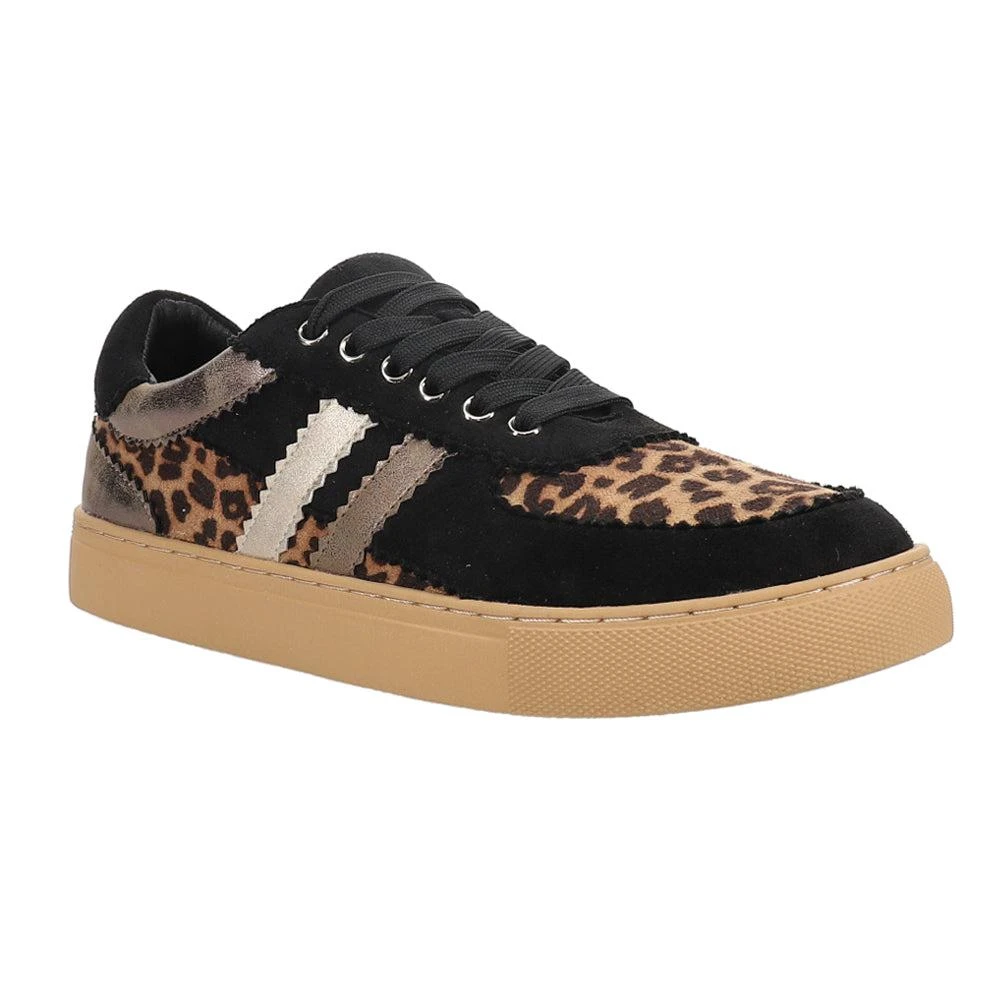 Corkys Rizz Leopard Lace Up Sneakers 2