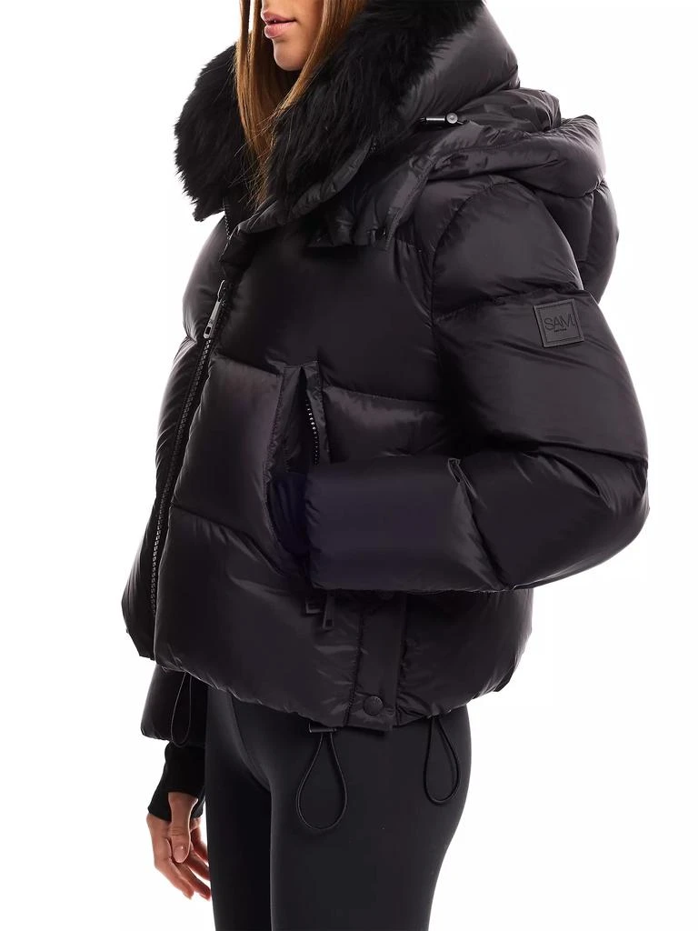 SAM. Kaia Down Shearling Collar Coat 5