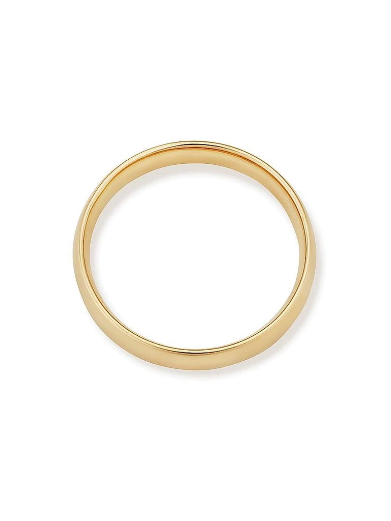 Oradina 14K Yellow Gold Forever Band Bold Ring 3