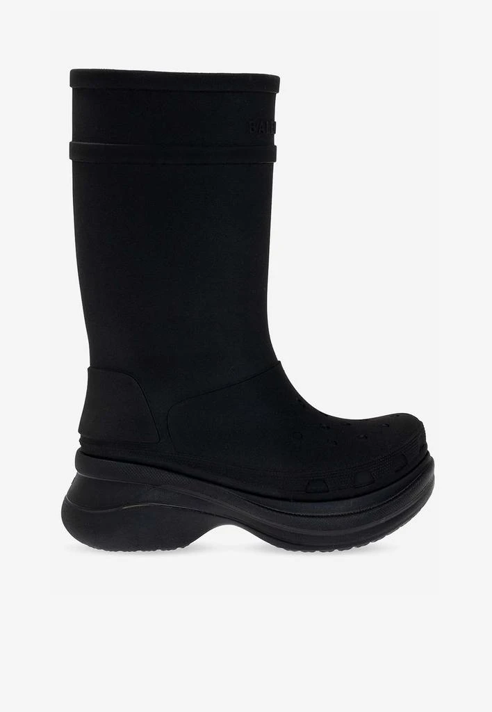 Balenciaga X Crocs Logo-Detail Rain Boots 1