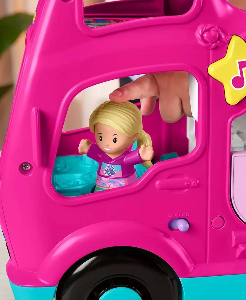 Little People Fisher-Price Barbie Little Dreamcamper RV Playset with Music, Lights and 2 Figures 3