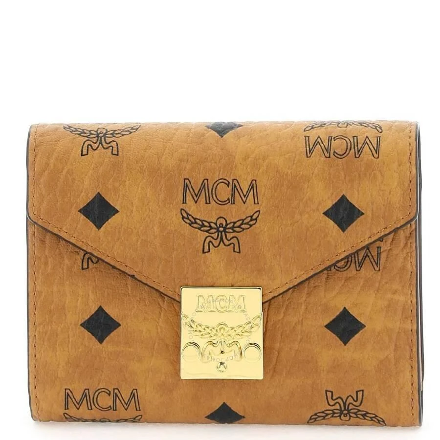 MCM Tracy Visetos Trifold Wallet 1