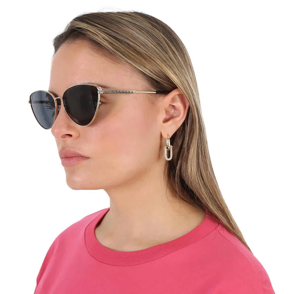 Michael Kors Cortez Dark Grey Solid Cat Eye Ladies Sunglasses MK1140 10146G 59 2