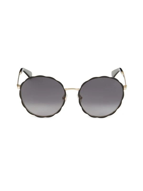 Kate Spade Cannes 57MM Round Sunglasses 1