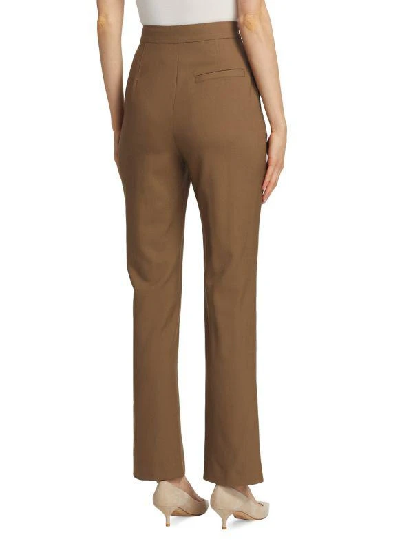 Loulou Studio Maia Wool Tapered Crop Pants 2
