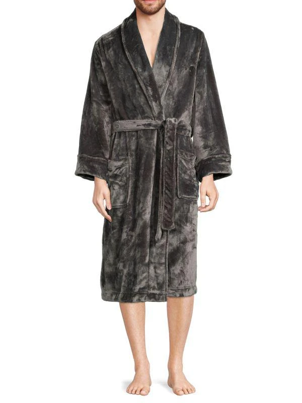 Saks Fifth Avenue Plush Velvet Robe 1