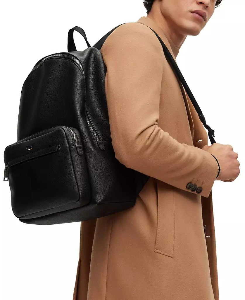 Hugo Boss Men's Ray Solid Color Backpack 6
