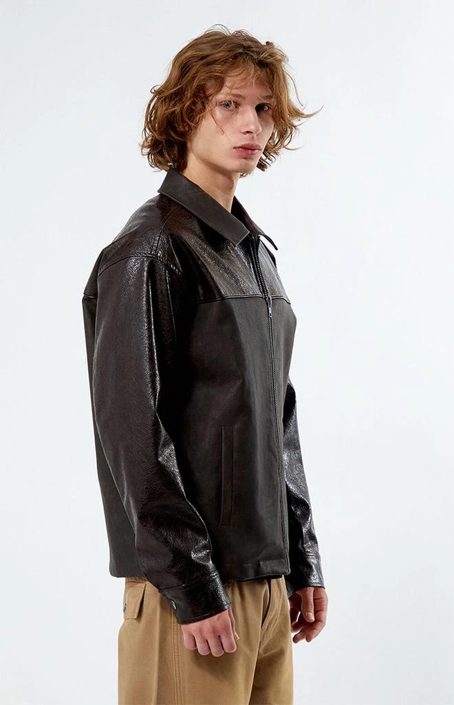 PacSun Faux Leather Textured Jacket 2