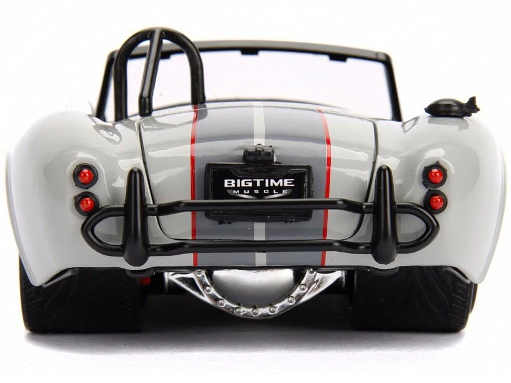 Diecast Model Jada 1965 Shelby Cobra 427 S/C Grey 1/24 Diecast Model Car by Jada 2