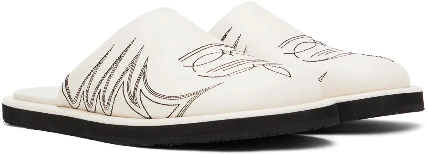 ANDERSSON BELL Off-White Western Mules 4