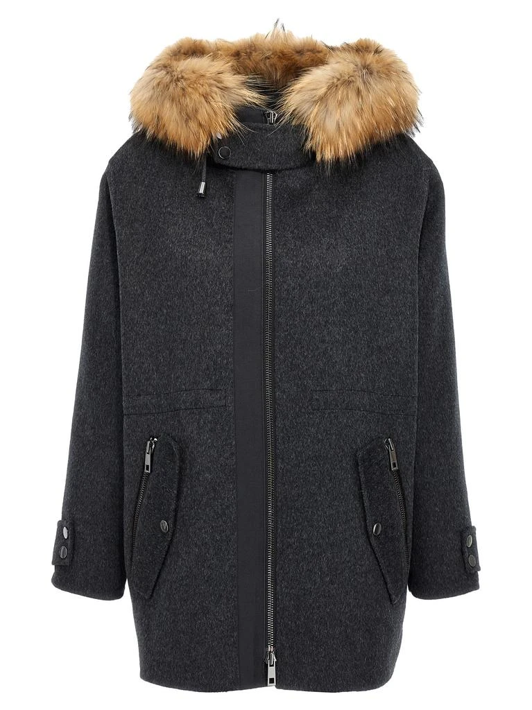 Parosh Fur Parka 1