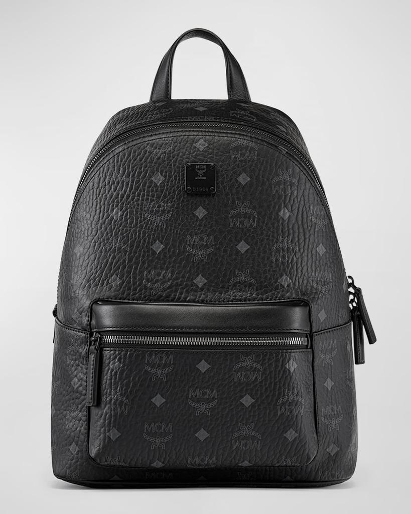 MCM Stark Small Logo Zip Backpack - Backpacks - Free
