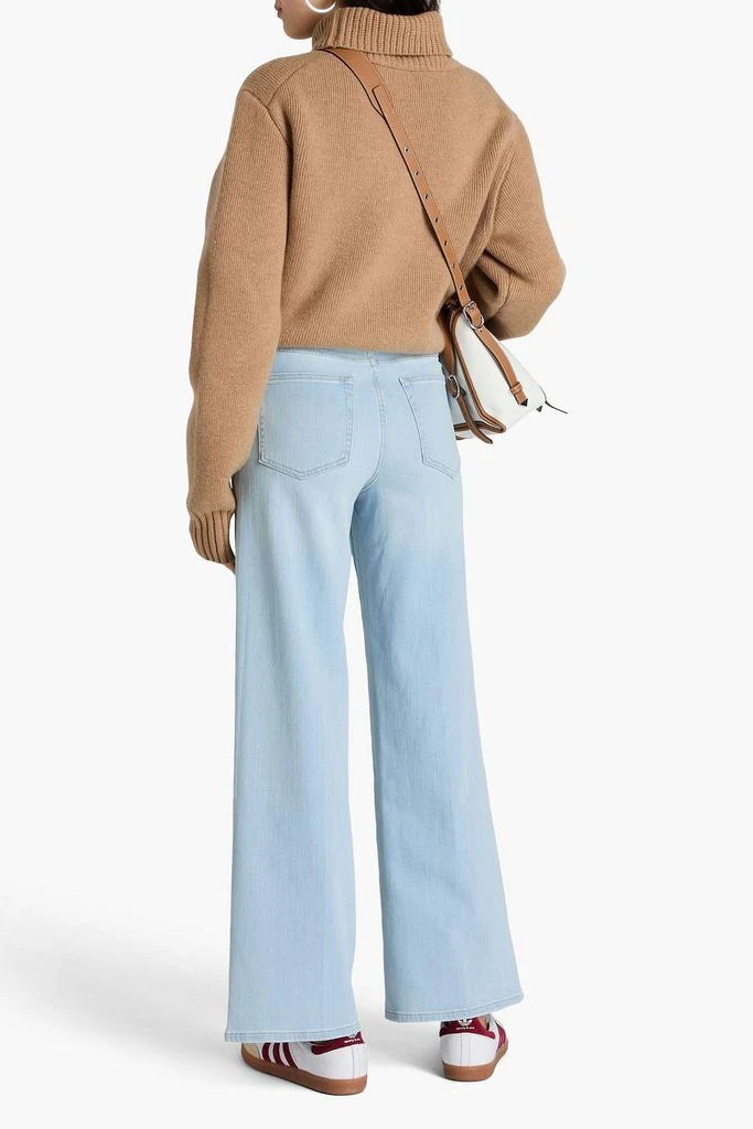 FRAME Le Slim Palazzo high-rise wide-leg jeans 3