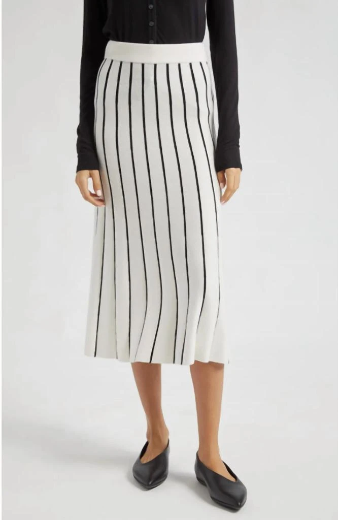 ATM Atm - Mixed Stripe Skirt 1