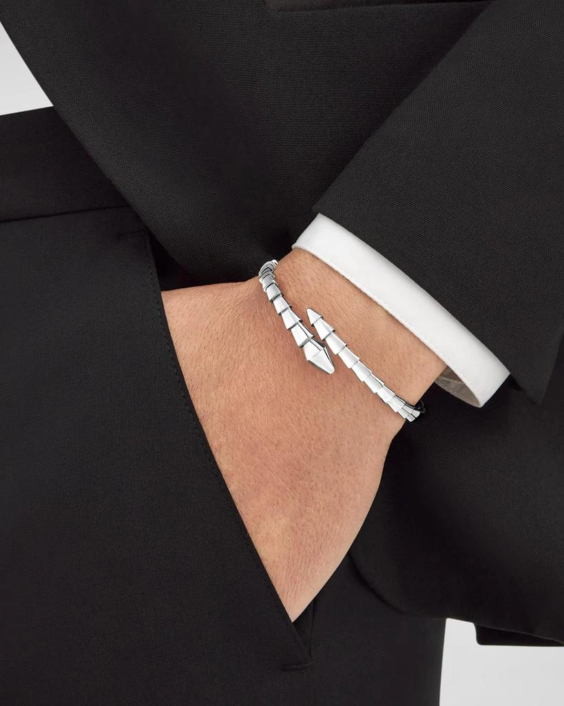 BVLGARI Serpenti Viper 18K White Gold Bracelet 4