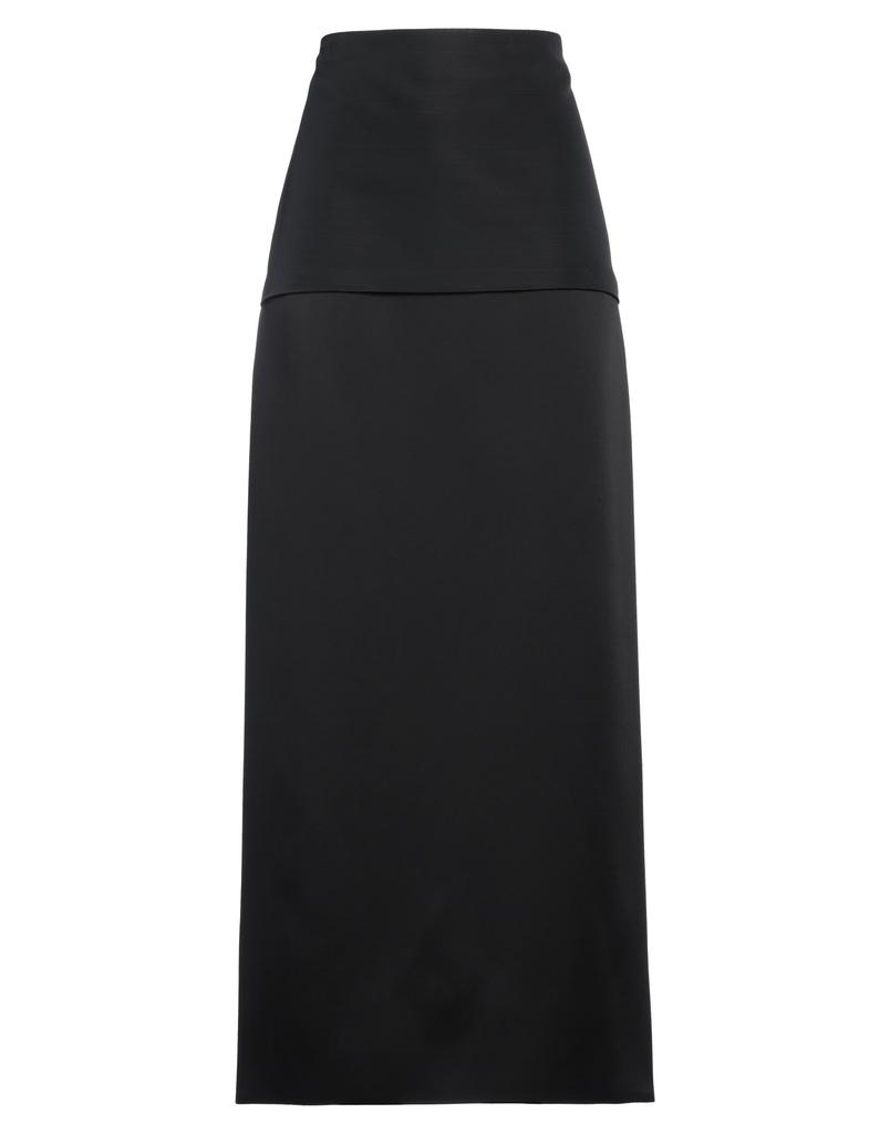 Khaite Fitted Leather Skirt With Front Button Closure