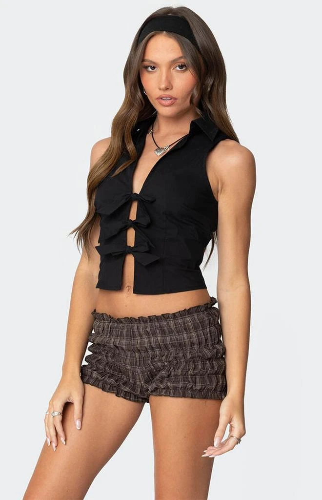 Edikted Beau Tie Front Top 3