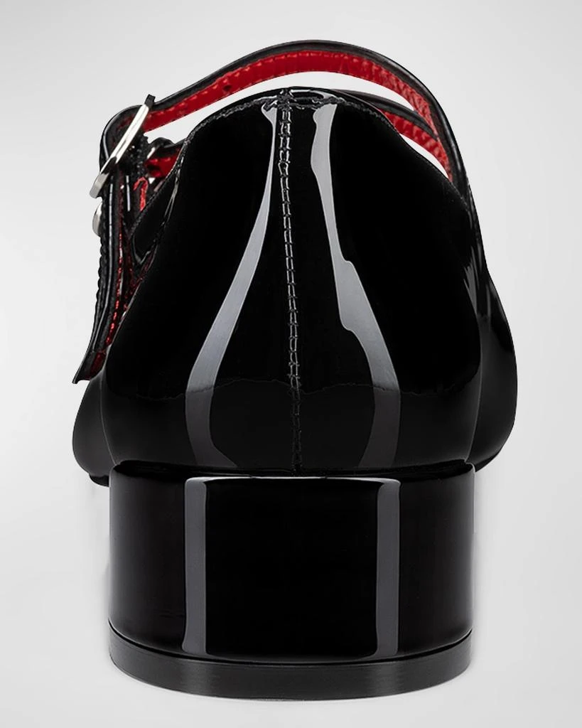 Christian Louboutin Girl's Jane Patent Leather Ballerina Shoes, Toddlers/Kids 3