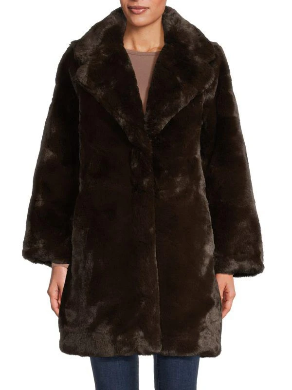 Apparis Stella Faux Fur Coat 1