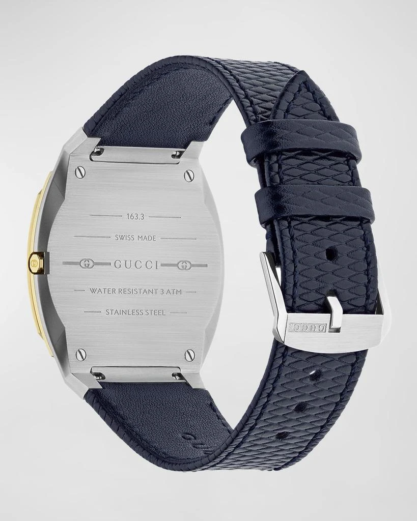 Gucci Gucci 25H Leather-Strap Watch, 38mm 4