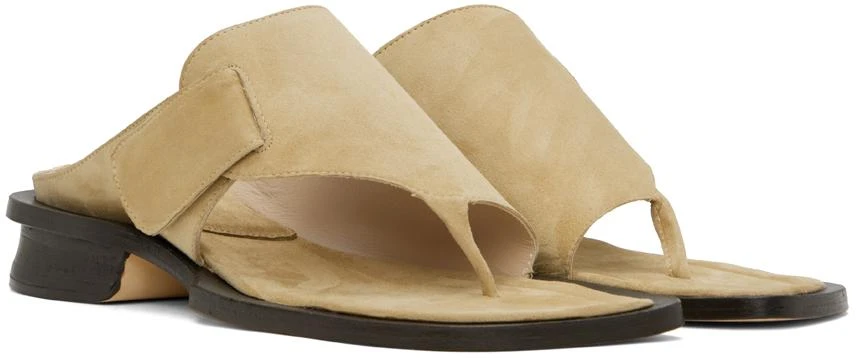Maryam Nassir Zadeh Beige Tupelo Sandals 4