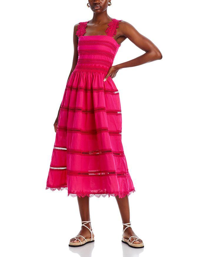 Waimari Kate Lace Trim Midi Dress - Exclusive