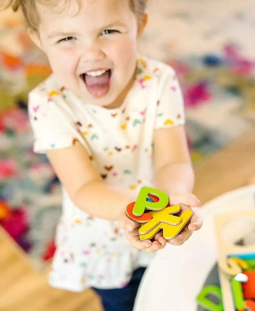 Melissa & Doug Toy, Magnetic Wooden Alphabet 5
