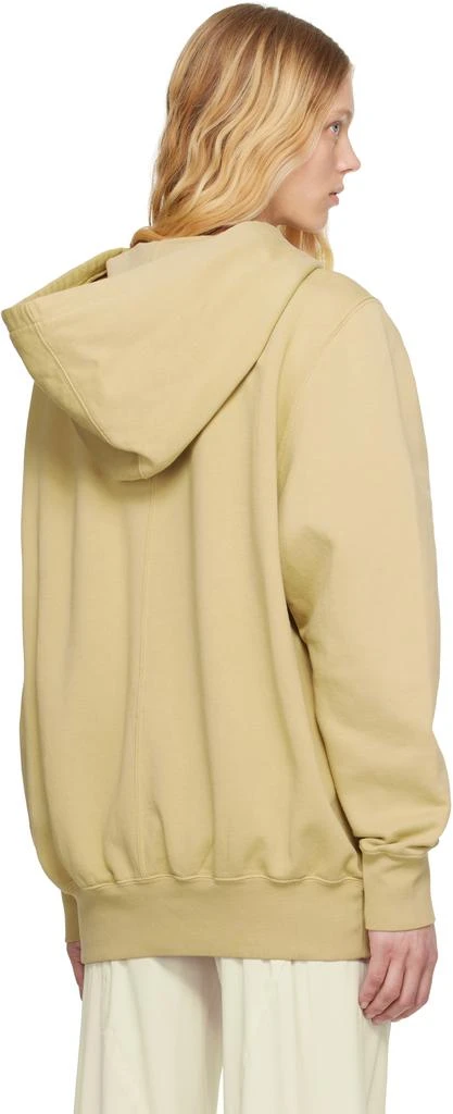 Rick Owens Beige Hollywood Oversized Hoodie 3