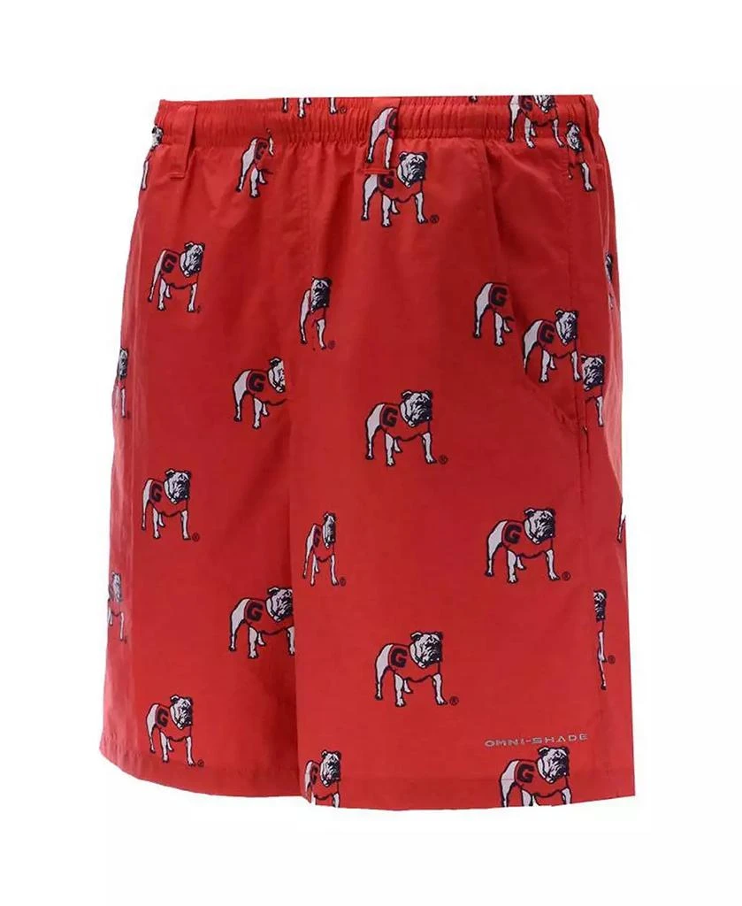 Columbia Men's Red Georgia Bulldogs Big and Tall Backcast Shorts 1