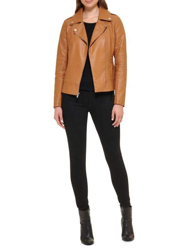 GUESS Faux Leather Jacket 4