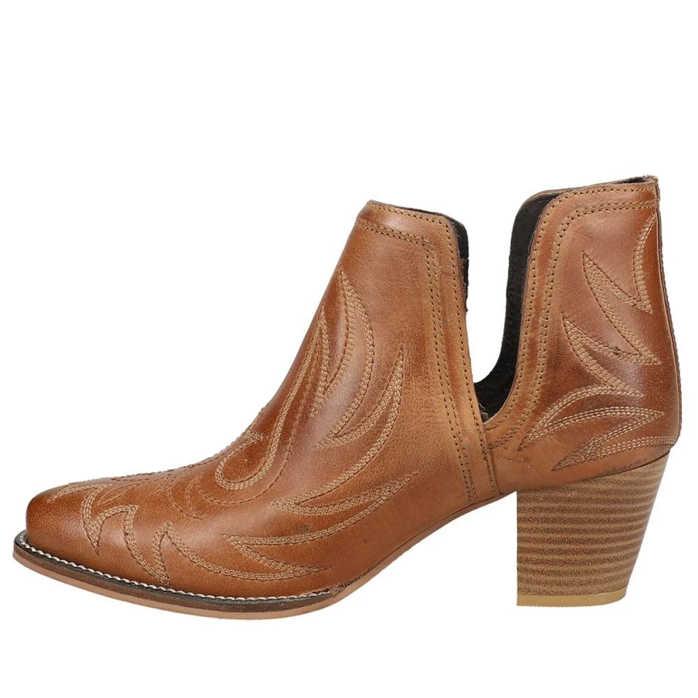 Roper Rowdy Embroidery Pointed Toe Cowboy Booties 3